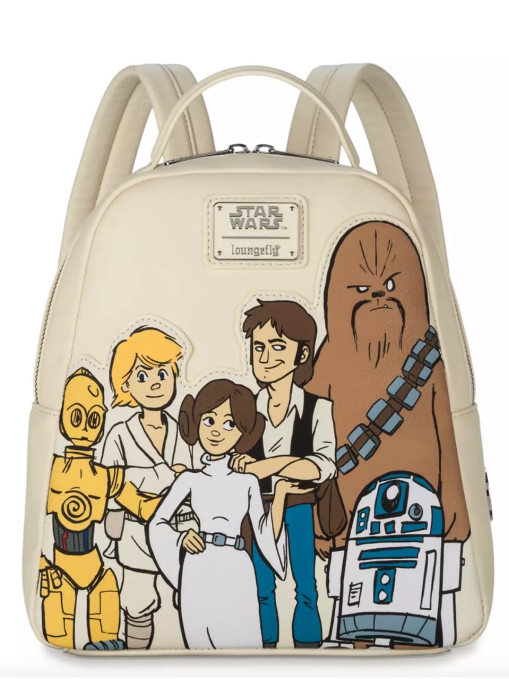 Loungefly Cream Star Wars Character Mini Backpack NWT